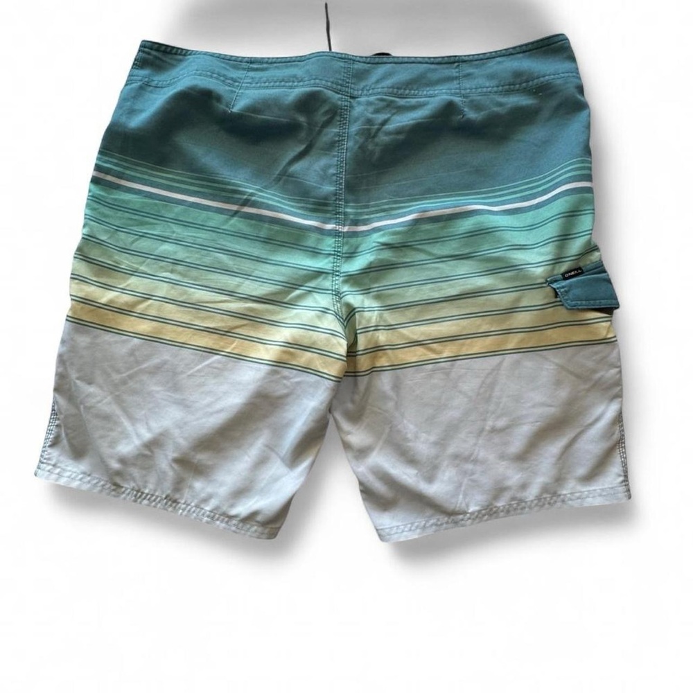 O'Neill Men's Size 38 Striped Board Shorts - Picture 5 of 6